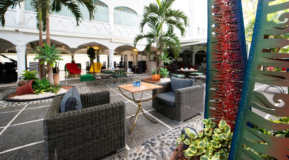 Vista del Hotel Villa Béjar de Cuernavaca